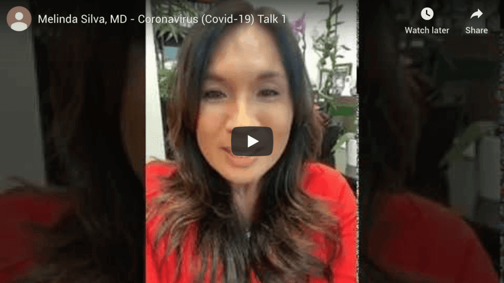 Covid-19 Talk Dr. Melinda Silva MD Video